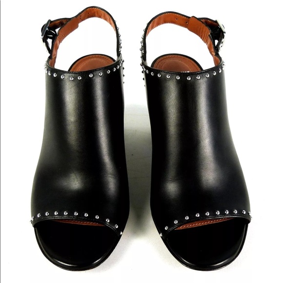 Givenchy leather studded slingback sandals - Picture 2 of 8